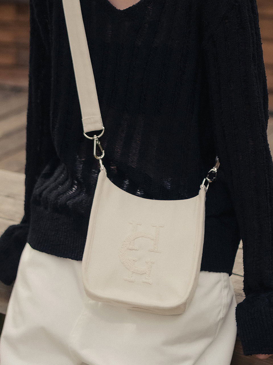 hardcore happiness HCH Embroidery Mini Bag