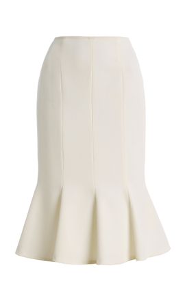 Harithand Harithand Joan Crepe Midi Mermaid Skirt