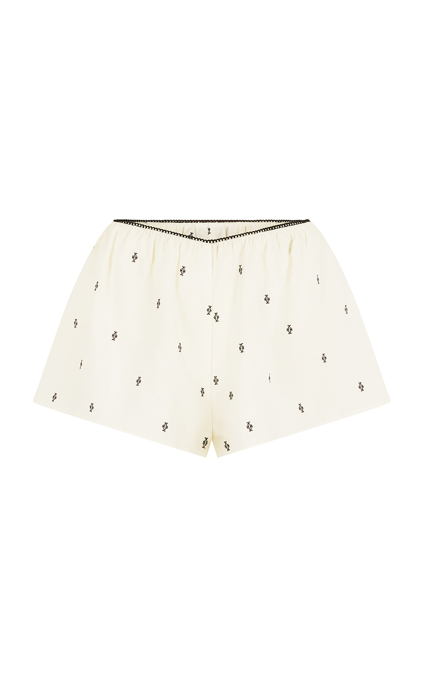 Harris Tapper Harris Tapper Exclusive Boudoir Embroidered SilkBlend Shorts