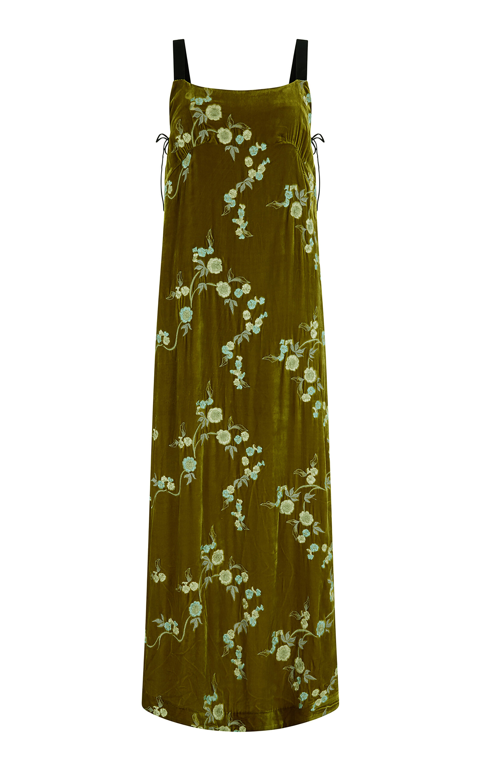 Harris Tapper Harris Tapper Exclusive Pairo Embroidered Velvet Maxi Dress
