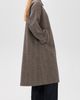 Harris Wharf London Harris Wharf London Balmacaan Patterned Cashmere Blend Jacket Cream & Brown Herringbone - 4