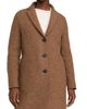 Harris Wharf London Harris Wharf London Boiled Wool Overcoat Caramel Melange - 1