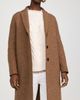 Harris Wharf London Harris Wharf London Boiled Wool Overcoat Caramel Melange - 2