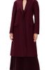 Harris Wharf London Harris Wharf London Chester Coat Pressed Wool Coat Cinabre - 1
