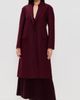 Harris Wharf London Harris Wharf London Chester Coat Pressed Wool Coat Cinabre - 2