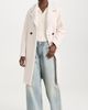 Harris Wharf London Harris Wharf London Dropped Shoulder Bouclé Coat Ecru 42 - 5
