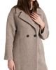 Harris Wharf London Harris Wharf London Dropped Shoulder Boucle Coat Taupe 44 - 1