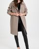 Harris Wharf London Harris Wharf London Dropped Shoulder Boucle Coat Taupe 44 - 5