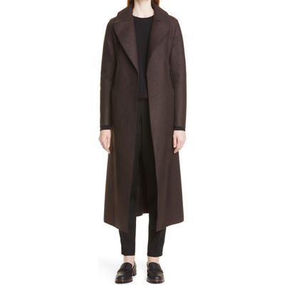 Harris Wharf London Harris Wharf London Long Pressed Wool Wrap Coat
