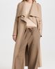 Harris Wharf London Harris Wharf London Long Volcano Coat Pressed Wool Tan 46 - 2