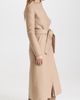 Harris Wharf London Harris Wharf London Long Volcano Coat Pressed Wool Tan 46 - 4