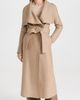 Harris Wharf London Harris Wharf London Long Volcano Coat Pressed Wool Tan 46 - 5