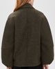 Harris Wharf London Harris Wharf London Puff Sleeves Pressed Wool Jacket Brown Green - 3