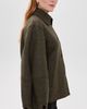 Harris Wharf London Harris Wharf London Puff Sleeves Pressed Wool Jacket Brown Green - 4