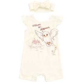 HARRY POTTER HARRY POTTER Hedwig 2-piece Sleeveless Romper And Headband Set (baby)