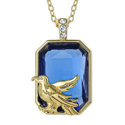 HARRY POTTER HARRY POTTER Ravenclaw Eagle Pendant Necklace Official License, 18+2"