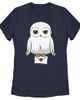 HARRY POTTER HARRY POTTER Women's Cartoon Hedwig Letter Short Sleeve Graphic T-Shirt - 1