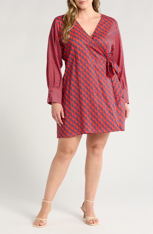 HARSHMAN HARSHMAN Althea Long Sleeve Wrap Dress