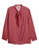 HARSHMAN HARSHMAN Aveline Tie Neck Button-Up Shirt - 5