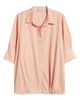 HARSHMAN HARSHMAN Bernadina Elbow Sleeve Cotton Button-Up Shirt - 5