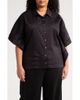 HARSHMAN HARSHMAN Harpa Short Sleeve Cotton Button-Up Shirt - 1