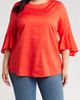 HARSHMAN HARSHMAN Malena Flutter Sleeve Cotton Top - 1