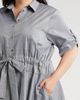 HARSHMAN HARSHMAN Meadow Drawstring Waist Shirtdress - 4