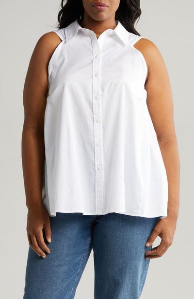 HARSHMAN HARSHMAN Ziva Sleeveless Button-Up Shirt