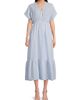Harshman Women's Bexley Striped Linen Maxi Dress - 3
