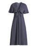 Harshman Women's Fiorella A-Line Cotton & Linen Midi-Dress - 7