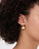 HART HART Enamel Bezel Drop Earrings Chartreuse One - 3
