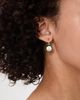 HART HART Enamel Bezel Drop Earrings Green One - 3