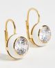 HART HART Enamel Bezel Drop Earrings White One - 2