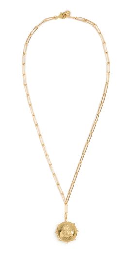 HART HART Enamel Resilience Bee Coin Necklace White/Gold One