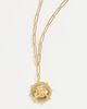HART HART Enamel Resilience Bee Coin Necklace White/Gold One - 2