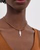 HART HART Fish Cord Necklace Brown/Silver One - 3