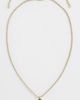 HART HART Lurex Necklace with Enamel Bezel Charm Green/Gold One - 4