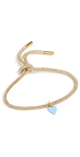 HART HART Metallic Bracelet with Blue Heart Charm Gold/Blue One