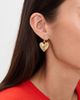 HART HART Small Ribbed Heart of Gold Huggies Gold One - 3