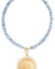 HART HART Sun Medallion Necklace Blue One - 1