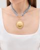 HART HART Sun Medallion Necklace Blue One - 3