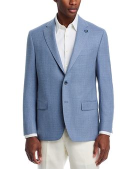 Hart Schaffner Marx Hart Schaffner Marx Classic Fit Textured Solid Sport Coat