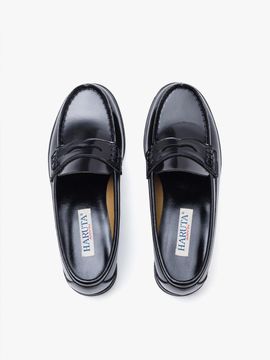 HARUTA Wide Penny Comfort Loafer [BLACK] (4505)