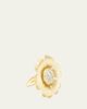 Harwell Godfrey 18K Yellow Gold Camellia Ring with Diamonds - 2