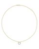 Harwell Godfrey Harwell Godfrey 18K Yellow Gold Core Collection Diamond Hexagon Foundation Ball Chain Pendant Necklace, 16-18 - 2