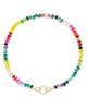 Harwell Godfrey Harwell Godfrey 18K Yellow Gold Core Collection Multi Gemstone Beaded Hexagon Bale Foundation Necklace, 18 - 3