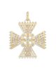 Harwell Godfrey Harwell Godfrey 18K Yellow Gold Crux Diamond Cross Pendant - 1