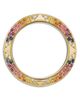 Harwell Godfrey Harwell Godfrey 18K Yellow Gold Knife Edge Rainbow Sapphire & Diamond Band - 2