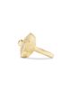 Harwell Godfrey Harwell Godfrey 18K Yellow Gold Press for Champagne Green Tourmaline & Diamond Button Ring - 3