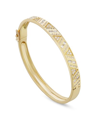 Harwell Godfrey Harwell Godfrey 18K Yellow Gold Stardust Diamond Bangle Bracelet